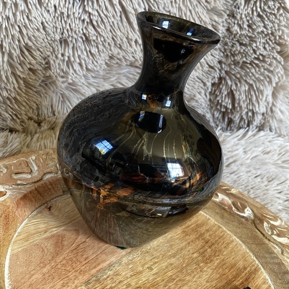 HAEGAR OIL SLICK VASE EUC - Picture 2 of 4